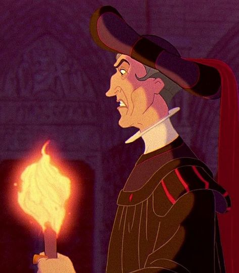 Claud Frollo, Notre Dame Wallpaper, 2d Disney, Frollo Disney, Creepy Old Man, Judge Claude Frollo, Tim Burton Art Style, Tom Hulce, Claude Frollo