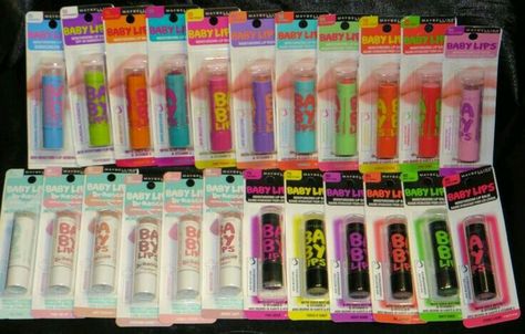 Random Baby Lips Colection From Maybaline Baby Lips Collection, Baby Lips Maybelline, Lip Balm Collection, Best Lip Balm, Baby Lips, Baby L, Lip Smackers, Lip Set, Etude House