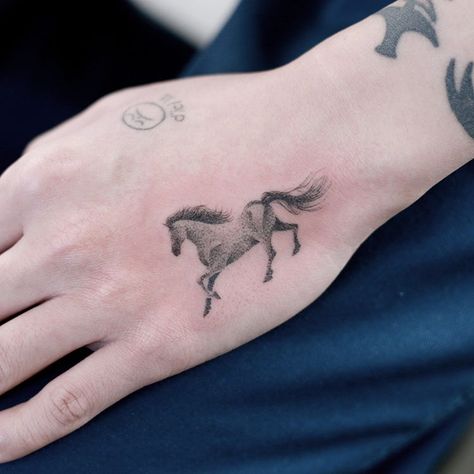 Small Pegasus Tattoo, Spirit The Horse Tattoo, Horse Running Tattoo, Spirit Horse Tattoo, Spirit Tattoo Horse, White Horse Tattoo, Running Horse Tattoo, Wild Horse Tattoo, Lotus Flower Tattoo Wrist