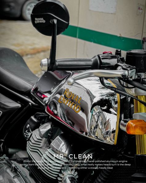 MR. CLEAN 🩶 #viral #viralpost #foryoupage #fyp #trending #trendingpost #trendingsongs #biker #bikelovers #gt650 #gt650chrome #continentalgt650❤️ #explorepage✨ #exploremore Mr Clean, Royal Enfield, Turn Ons, Quick Saves