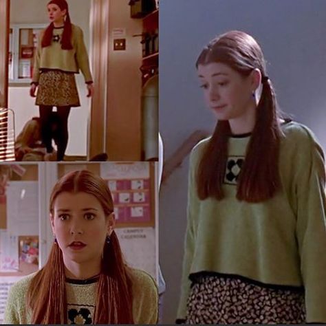 Aj Langer, Willow Rosenburg, Willow Buffy, Willow Rosenberg, Tv Characters Outfits, Baby Blue Pants, 90s Early 2000s Fashion, Buffy Style, Tv Clothes