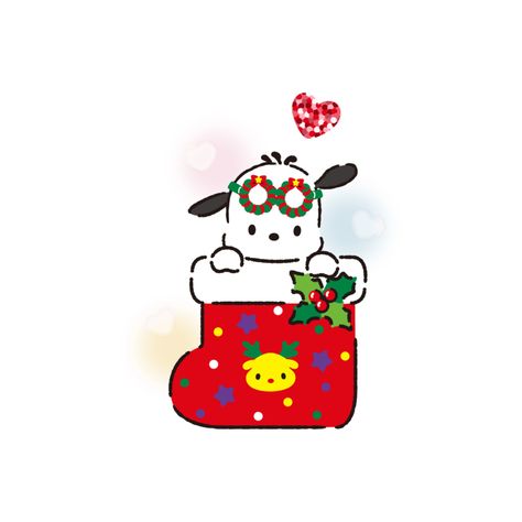 Pochacco Christmas, Sanrio Christmas, Photoshoot Backdrops, Ball Drawing, Christmas Doodles, Phone Aesthetic, Drawing Inspo, Christmas Drawing, Ios Icon