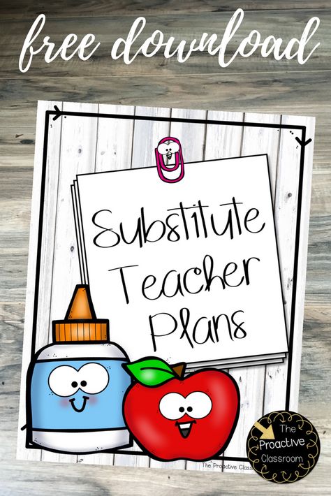 As teachers we all know the stress of leaving our class with a sub, but what can you do when your three year old throws up in the car on the way to school (yep, that’s happened twice) or your… Substitute Teacher Binder, Substitute Teacher Plans, Substitute Binder, Substitute Plans, Substitute Teaching, Teacher Helper, Teacher Planning, Teacher Binder, 3rd Grade Classroom