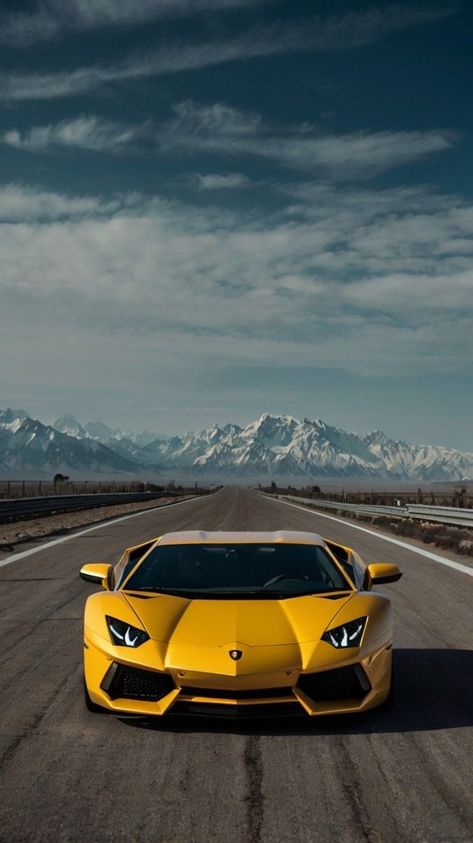 Lamborghini Pics, Lamborghini V12, Yellow Lamborghini, Lamborghini Photos, Lamborghini Pictures, Aggressive Design, Image Moto, V12 Engine, Lamborghini Veneno