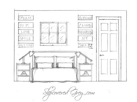 Elevation Floor Plan Living Room Elevation Drawing Interior Design, Elevation Of Bedroom, Bedroom Elevation Drawing, Boys Teen Bedroom, Bedroom Elevation, Room Elevation, Decorations Drawing, Living Room Elevation, Luxury Bathroom Master Baths