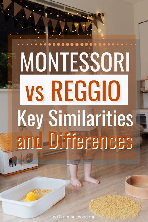 Monissory Classroom, Reggio Emilia Vs Montessori, Montessori Classroom Decor Reggio Emilia, Montessori Early Childhood Classroom, Reggio Classroom Layout, Emilia Reggio Activities, Reggio Decoration Ideas, Emilio Reggio Activities, Reggio Inspired Infant Classroom