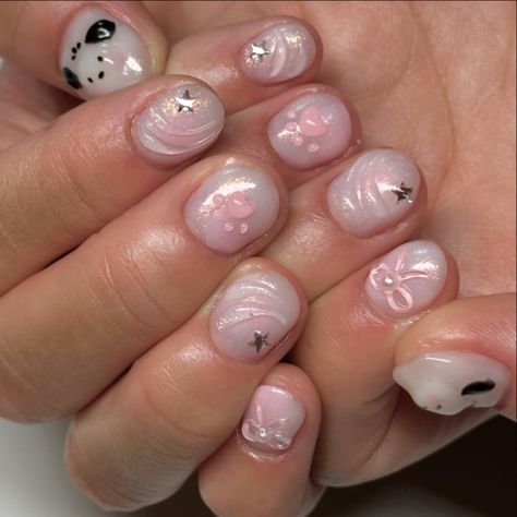 🐶 POCHACCO² 🐶 What’s cuter than one Pochacco? 2 Pochaccos 🤣 I think having short nails with nail art is so fun! I’m particularly proud of my clients progress in her nail growth journey, it’s boosted my clients confidence and belief in herself so much! swipe to see the difference 😮‍💨 Achieving your nail goals requires a lot of teamwork between you and your nail tech. It really does take two to tango. Not only does it require a lot of skill from your nail tech to be able to remove and prep yo... Pochacco Nails, Really Short Nails Ideas, Nails With Nail Art, Really Short Nails, Cute Backgrounds For Iphone, Nail Goals, Korean Nails, Pretty Gel Nails, Nail Growth