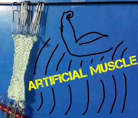 Synthetic Muscle, Muscle Fiber, Half Hitch Knot, Drill Bit Holder, 3d Printing Business, Diy Gadgets, Diy Cans, Making 10, Robot Design