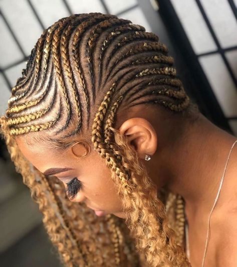 Ghana Weaving Styles, Colored Hair Roots, Lemonade Braids Hairstyles, Ghana Weaving, Braiding Styles, Instagram Hairstyles, African Hair Braiding Styles, Hair Roots, Braided Cornrow Hairstyles