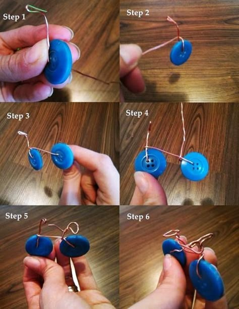 Diy Button Crafts, Button Craft Ideas, Button Projects, Biking Diy, Button Ideas, Button Craft, Fairy Garden Crafts, Diy Buttons, Easy Diy Jewelry