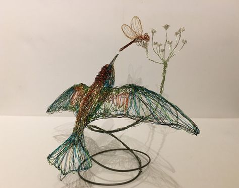 Wire Sculpting, Wire Birds, Line Sculpture, Jewelry Wrapping, Wire Bird, Art Fil, Wire Ideas, Copper Wire Art, Sculpture Gallery