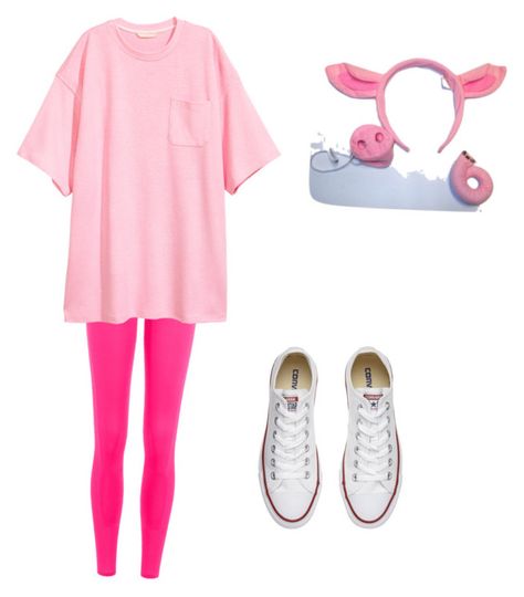 "Halloween costume three little pigs" by pinkythefashionista12 on Polyvore featuring adidas and Converse Piglet Halloween Costume Women, Piglet Costume Women, Pig Costume Women, Three Little Pigs Costume, Pig Costume Diy, Piglet Halloween Costume, Pig Outfit, Piglet Costume, Pooh Costume