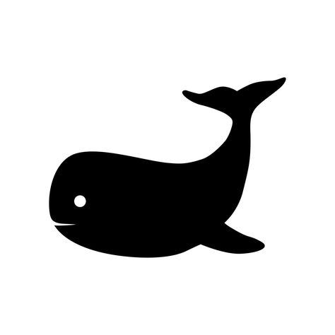 Whale Vector, Kids Silhouette, Free Logo, Vector Logo, The Black, Vector Art, Vector Free, Royalty Free, Cricut