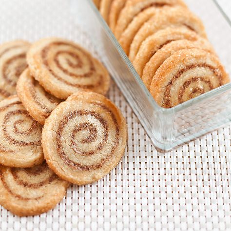 Our Maple-Pecan Swirls are sturdy enough to decorate yet chewy enough to eat. Our surprise ingredients? Superfine sugar gave our swirls a fine, even crumb and cream cheese added richness and flavor. Pecan Pinwheels Recipe, Pecan Swirls Recipe, Pecan Swirls, Crave Cookies, Sticky Business, Cheese Illustration, Pecan Pie Bar, Cooks Illustrated Recipes, Chewy Sugar Cookie Recipe