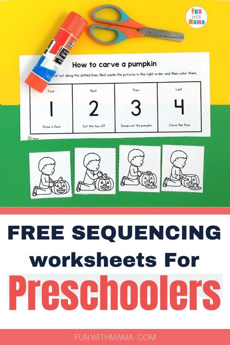 Check out our sequencing worksheets for preschoolers! Our FREE worksheets will help your preschooler practice sequencing a short story! Click through to grab your free printable. Beginning Letter Sounds, Worksheets For Preschoolers, Worksheet Preschool, Free Worksheets For Kids, Sequencing Worksheets, Free Online Learning, Preschool Math Worksheets, Free Preschool Worksheets, Story Sequencing