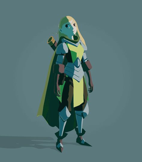 ArtStation - Amyria, Roxane Hinh Low Poly Art Style, Low Poly Animation, Stylized Art Style, 3d Chara Design, Low Poly Game Character, Stylized Character Concept Art, Low Poly Character Design, Blender Character Design, Low Polygon Character