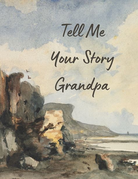 Tell me your story Grandpa. A keepsake journal filled with questions from childhood to family history, genetics to current day. Give to your Grandfather to fill out and cherish these memories for a lifetime. You will be amazed at what you may learn from someone you think you know so well already, and you will be forever thankful to have this after they are gone. Memory Jar, Grandpa Birthday Gifts, Family Reunion Games, Keepsake Journal, Card Inspo, Family Heritage, Memory Quilt, Memories Quotes, Gifts For Grandparents