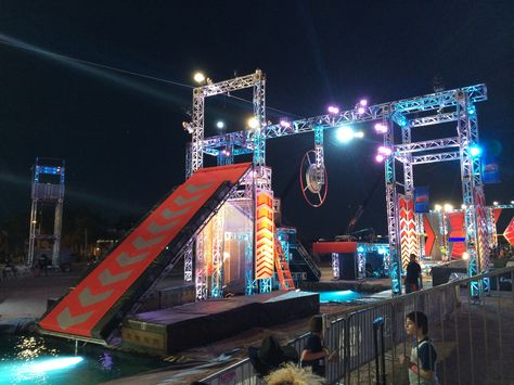 American Ninja Warrior 2014 Vegas Final! Ninja Warrior Obstacle Course, America Ninja Warrior, American Ninja Warrior Obstacles, Ninja Warrior Gym, Olive Smith, Ninja Skills, Ninja Games, Ninja Warrior Course, Ninja Training