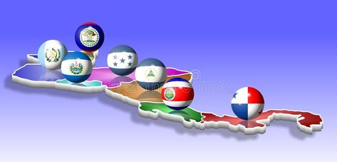 Central America. A map of seven Central American countries with their flags shap , #affiliate, #map, #American, #Central, #America, #shaped #ad Central American, American Country, Central America, Belize, Editorial Photography, Stock Illustration, Vector Images, Editorial, Stock Images