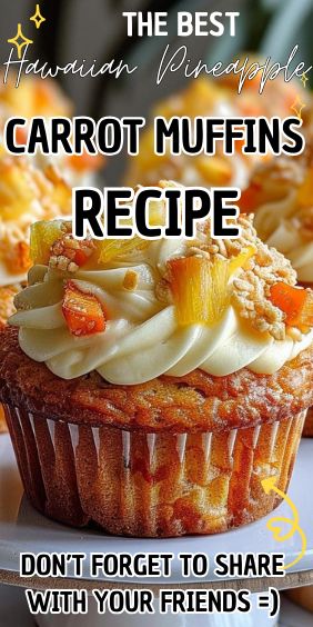 Hawaiian Pineapple Carrot Muffins Hawaiian Pineapple Carrot Muffins, Carrot Muffins With Pineapple, Carrot Cake Muffins With Pineapple, Pineapple Carrot Muffins, Assorted Muffins, Carrot Muffins Easy, Carrot Pineapple Muffins, Carrot Cake Bars Recipe, Lemon Cranberry Muffins