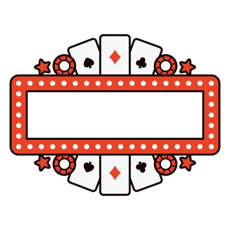 Casino sign with playing cards and stars PNG Design Casino Graphic Design, Playing Cards Design Graphics, Casino Banner, Casino Sign, Casino Design, Stars Png, Graduation Cake Toppers, Leather Designs, Playing Cards Design