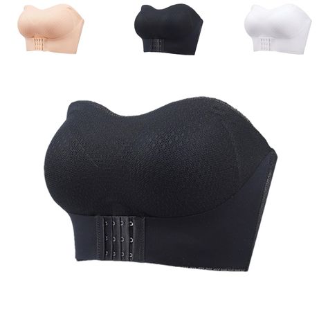 PRICES MAY VARY. [BreezyPush - Breathable Non-Slip Strapless Front Buckle Push-Up Bra]:Breathable lace and honeycomb ventilated cups let you enjoy the feeling of gentle breeze. Designed to keep you cool and fresh, perfect for hot summer days. [Completely Invisible]:This strapless design ensures no visible bra bands while offering secure support. Flaunt those off-shoulder and strapless looks with confidence. [Strapless Bra Push Up Front Buckle]:Featuring 2 bust-boosting side wings, Bra lifts your Strapless Push Up Bra, Strapless Bras, Bra Image, Clothes Items, Support Bra, Everyday Bra, Kids Luggage, Support Bras, Strapless Bra