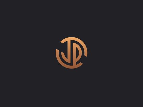 Letter J And P Logo by Tharish Jp Logo Design Letter, J Logo Design Ideas, Jp Monogram, Letter J Tattoo, Jb Logo, Jp Logo, Logo Design Infographic, Logo J, P Logo Design