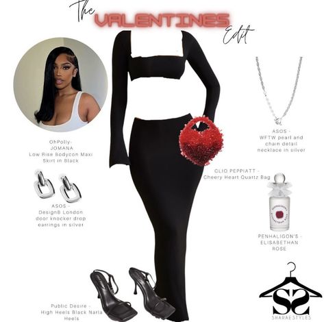 The Birthday Edit Outfit, Book Styling, Outfit Links, 18th Bday, All Black Fashion, Cute Birthday Outfits, College Fits, Luxury Girl, High Fashion Outfits