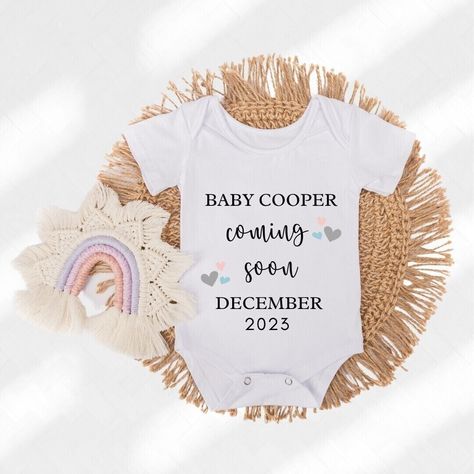 Personalised Baby Grow Baby Vest, Pregnancy Announcement Baby vest, Vests, #4212 Personalised Baby Grows, Baby Grow, Bundle Of Joy, Baby Vest, Personalised Baby, Baby Grows, Baby Announcement, Pregnancy Announcement, Personalized Baby