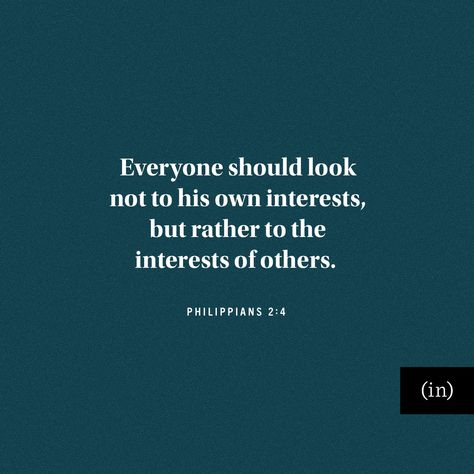 Do nothing out of selfish ambition or conceit, but in humility consider others as more important than yourselves. Everyone should look not to his own interests, but rather to the interests of others. Philippians 2:3-4 CSB⁣ ---⁣ Today, we're discussing Scripture and our need for one another on the blog. Read more on the blog and share your thoughts about today's reading from Philippians. Personal Bible Study, Philippians 2, My Joy, Survival Instinct, Womens Ministry, Same Love, Do Nothing, Praise God, Bible Quotes