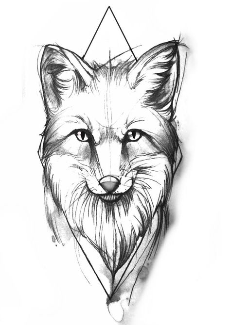 Fox Sketch Tattoo, Baby Fox Tattoo, Fox Face Tattoo, Fox Tattoo Sketch, Fox Tattoo Ideas, Baby Tattoo Ideas, Coyote Tattoo, Tattoos Sketches, Fox Sketch