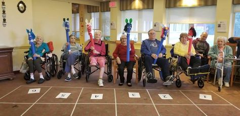 Pool Noodle Horse Race | Activities for Seniors Active Games For Seniors, Pool Noodle Horse, Activity For Seniors, Noodle Horse, Pool Noodle Games, Derby Games, Senior Center Activities, Activities For Seniors, Horse Race Game