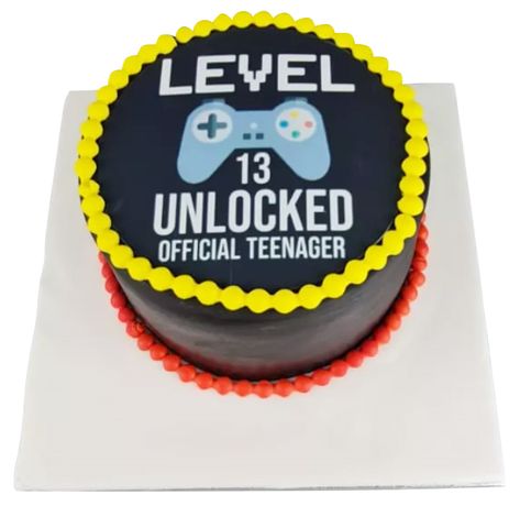 Birthday Cake For 13th Birthday Boy, Birthday Ideas For 12 Year Boy, Birthday Cakes For Boys Teenage, Gaming Birthday Cakes For Boys, Birthday Cake For 13 Year Boy, Birthday Cake 13 Boy, Cake For 12 Year Boy, Game Cakes For Boys, Birthday Cake Teen Boy