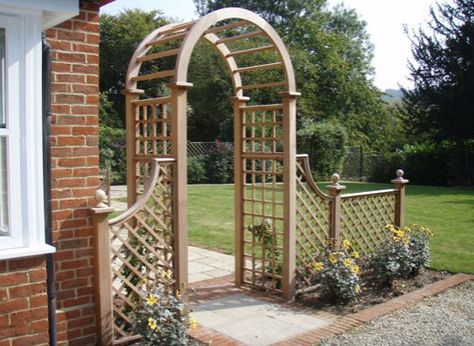 Garden Benches | Gates | Gazebos | Planters | Hardwood Trellis | Arbours | Obelisk | Pergola Archway Ideas, Garden Gazebos, Arbor Gate, Garden Dividers, Arbor Ideas, Garden Archway, Pergola Diy, Wall Trellis, Arbors Trellis