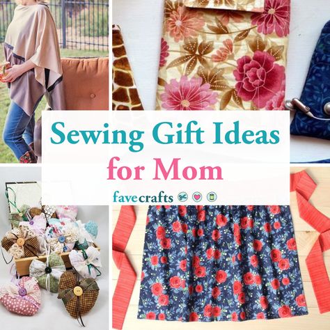 Free Sewing Patterns For Women, Sewing Gift Ideas, Easy Mother's Day Crafts, Diy Sewing Gifts, Mother's Day Activities, Diy Gifts For Mom, Gift Ideas For Mom, Cute Sewing Projects, Best Mothers Day Gifts