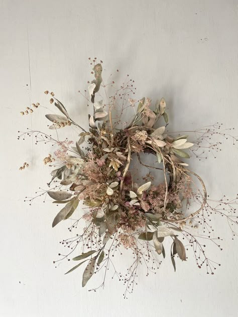 Valerie Canale Designs — Shop Small Grapevine Wreath Ideas, November List, Dried Hydrangea Wreath, Dried Wreaths, Bracken Fern, Dried Floral Wreath, Dried Floral Wreaths, Poppy Pods, Dried Flower Wreath