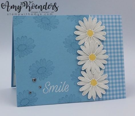 Stampin Up Daisy Lane, Daisy Cards, Hand Made Greeting Cards, Hand Stamped Cards, Making Greeting Cards, Spring Cards, Stamping Up Cards, Some Cards, Purim