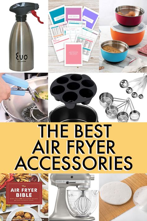 Air Fryer Accessories Products, Air Fryer Gift Basket Ideas, Airfryer Accessories, Air Fryer Accessories, The Best Air Fryer, Accessories Guide, Best Air Fryer, Fried Foods, Best Air Fryers