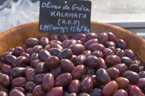 About the Greek Olive Kalamata Greek Pastries, Wine Flavors, Greek Olives, Good Source Of Fiber, Green Olives, Kalamata Olives, Useful Information, Cheese Plate, Red Wine Vinegar