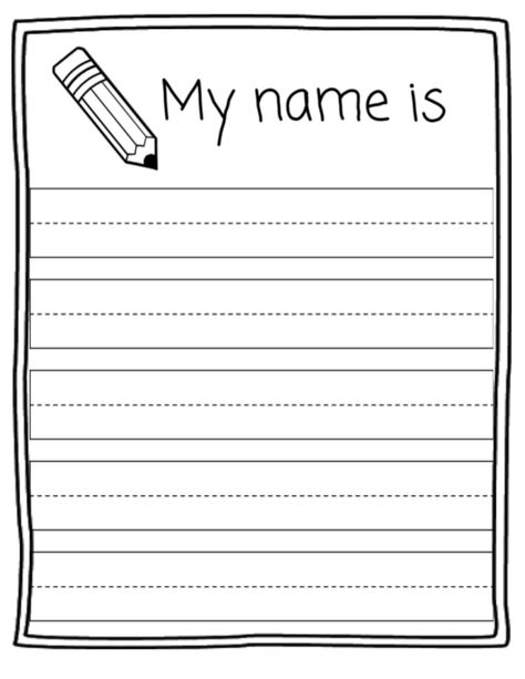 Free Printable Handwriting Worksheets, Writing Practice Preschool, Kertas Kerja Prasekolah, Printable Handwriting Worksheets, Kindergarten Names, Name Writing Practice, Pre K Worksheets, Printables Ideas, Preschool Names