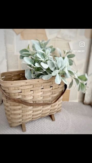 Longaberger Baskets Repurposing, Longaberger Baskets, Diy Basket, Repurpose, Basket Weaving, You And I, Baskets, Bleach, On Instagram