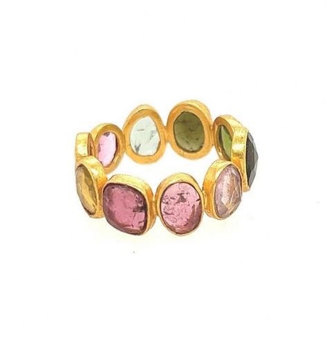 Description Multi-stone gold plated ring with various coloured tourmaline gemstones. Made and designed in Jaipur. Specifications Material: 925 Sterling Silver, 18ct Gold Gemstone: Tourmaline Product Code: AR227 About LBJ Jon Davis founded LBJ Jewellery 30 years ago and has been successfully supplying independent jewellers across the UK with jewellery ever sinc...#Allure #the #Jewelry #Accessories #Beauty #Gemstone #Treasures #Exploring #Gemstone #the #Unveiling #Natures #of #of #JewelryDesign Colorful Gold Jewelry, Colourful Rings, Jon Davis, Colourful Accessories, Colourful Jewellery, Mixed Metal Rings, Gold Girl, The Beauty Of Nature, Dope Jewelry