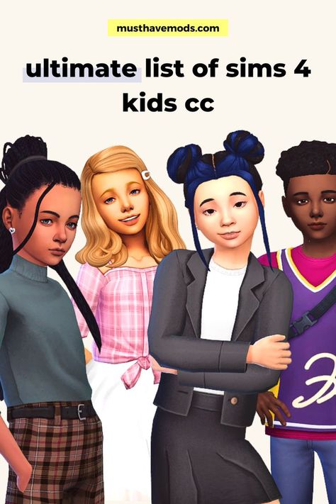 ultimate list of sims 4 kids cc Sims 4 Cc Childs Clothes, Children Cc Sims 4 Clothes, Ts4 Child Cc Clothes, Sims 4 Cc For Toddlers, Sims 4 Cc List, Sims 4 Child Mods, Sims 4 Cc Kids Accessories, Sims4 Kids Clothes, Sims 4 Kids Cc Boys