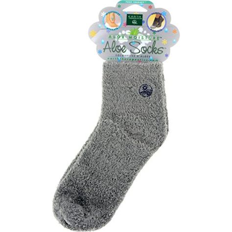 Earth Therapeutics Aloe Socks  Grey 1 PackS ** Continue to the product at the image link. (Note:Amazon affiliate link) Natural Aloe Vera, Best Skin Care Products, Healthy Products, Cracked Heels, Natural Body Care, Skin Care Product, Facial Moisturizers, Rough Skin, Best Skin Care