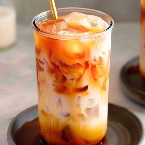 Thai Iced Tea Recipe - Yerba Mate Culture Home Made Ice Tea, Thai Iced Tea Recipe, Green Tea With Milk, Jasmine Milk Tea Recipe, Thai Tea Recipes, Moroccan Mint Tea Recipe, Mint Tea Recipe, Milk Thistle Tea, Thai Iced Tea