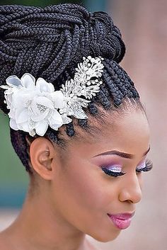 Women Wedding Hairstyles, Black Women Wedding Hairstyles, Black Bridesmaids Hairstyles, Black Women Wedding, Natural Hair Wedding, Black Brides, Black Wedding Hairstyles, Natural Wedding Hairstyles, Wedding Braids