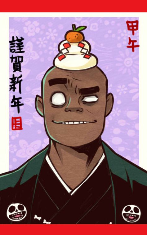 Gorillaz: Russel by A-KA Russel Gorillaz, Gorillaz 2 D, Gorillaz Fan Art, Russel Hobbs, Monkeys Band, Handmade Watch Strap, Gorillaz Art, The Amazing World Of Gumball, Gorillaz