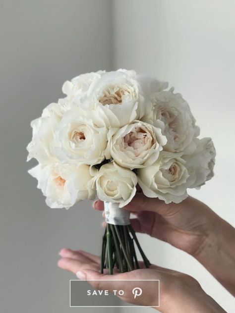 City Hall Bouquet, Single Bloom Wedding Bouquet, Single Bloom Bouquet, White Roses Bridal Bouquet, White Roses Wedding Bouquet, Bridal Bouquet White Roses, White Roses Bouquet, Roses Bridal Bouquet, Wedding Brainstorming