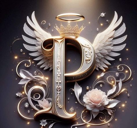 P Name Tattoo, Letter P Aesthetic, P Name Wallpaper, P O P Design, P Letter Design, King And Queen Pictures, Owls Wallpaper, Letter Wallpaper, Cute Backgrounds For Iphone