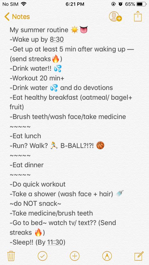 My daily summer routine! Summer Routine Aesthetic, Summer Break Routine, That Girl Summer Routine, Summer Routine For Teenagers, Healthy Summer Routine, Daily Summer Routine, Summer Day Routine, Healthy Day Routine, Summer Routines